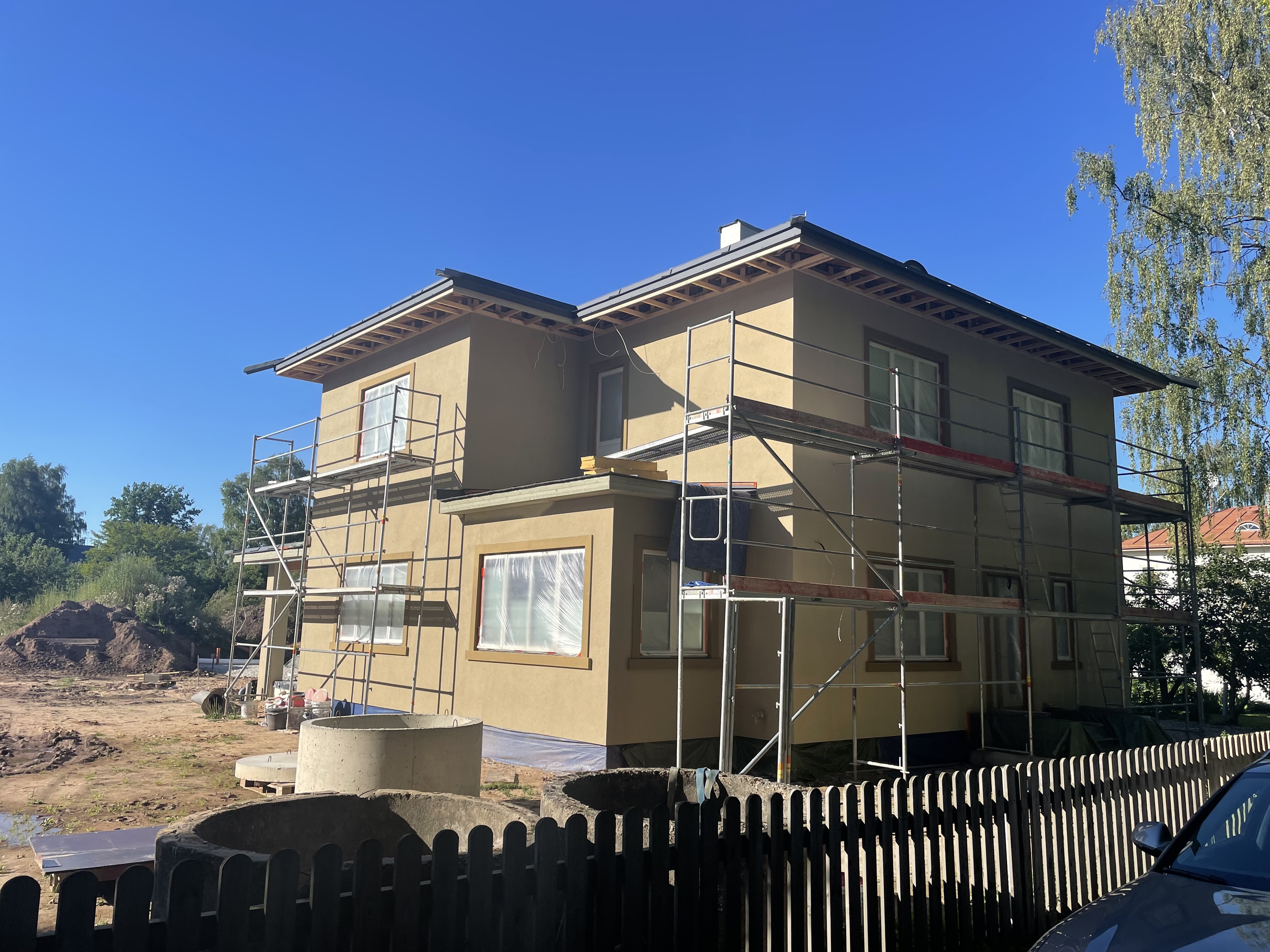 Fassaad pärast krohvimist